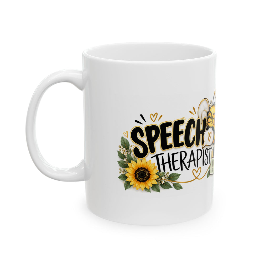 Speech Therapists Emoji-White Coffee Cup