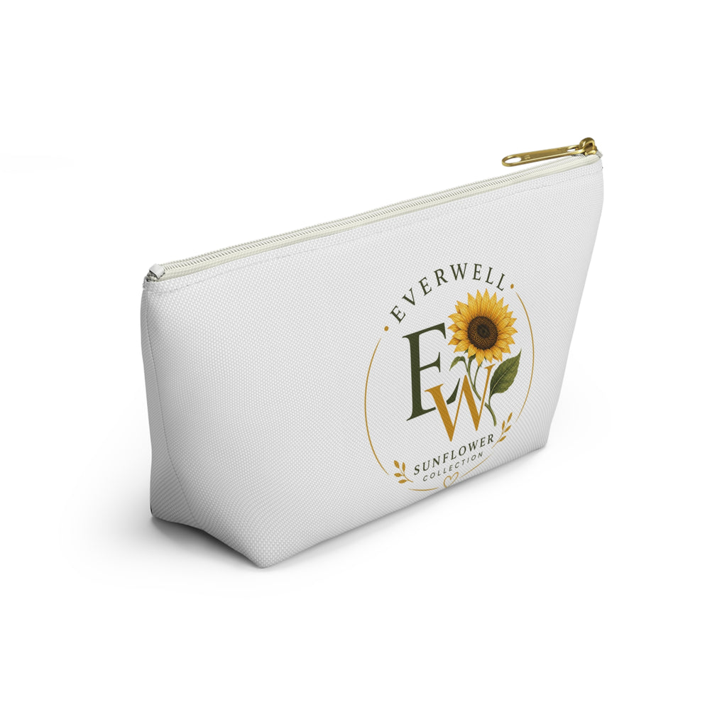 Bloom Where You Are Planted Sunflower Accessory Pouch