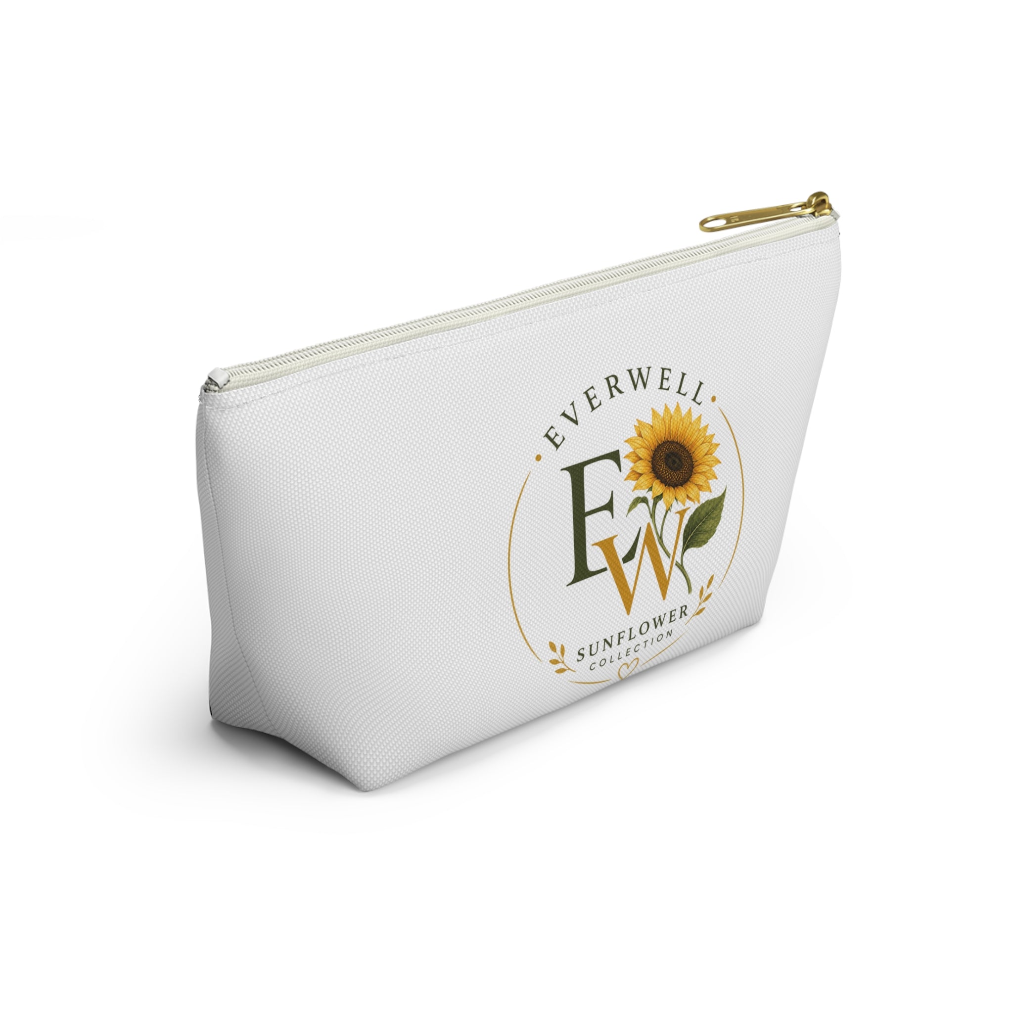 Bloom Where You Are Planted Sunflower Accessory Pouch
