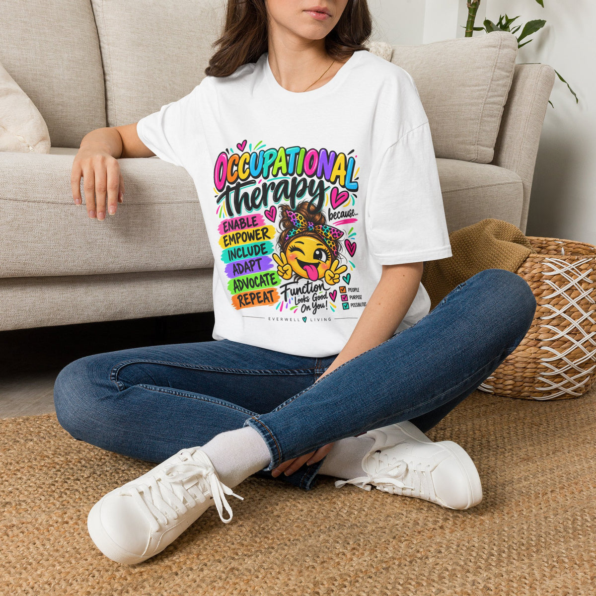Occupational Therapy T‑Shirt — Colorful Empowerment Design
