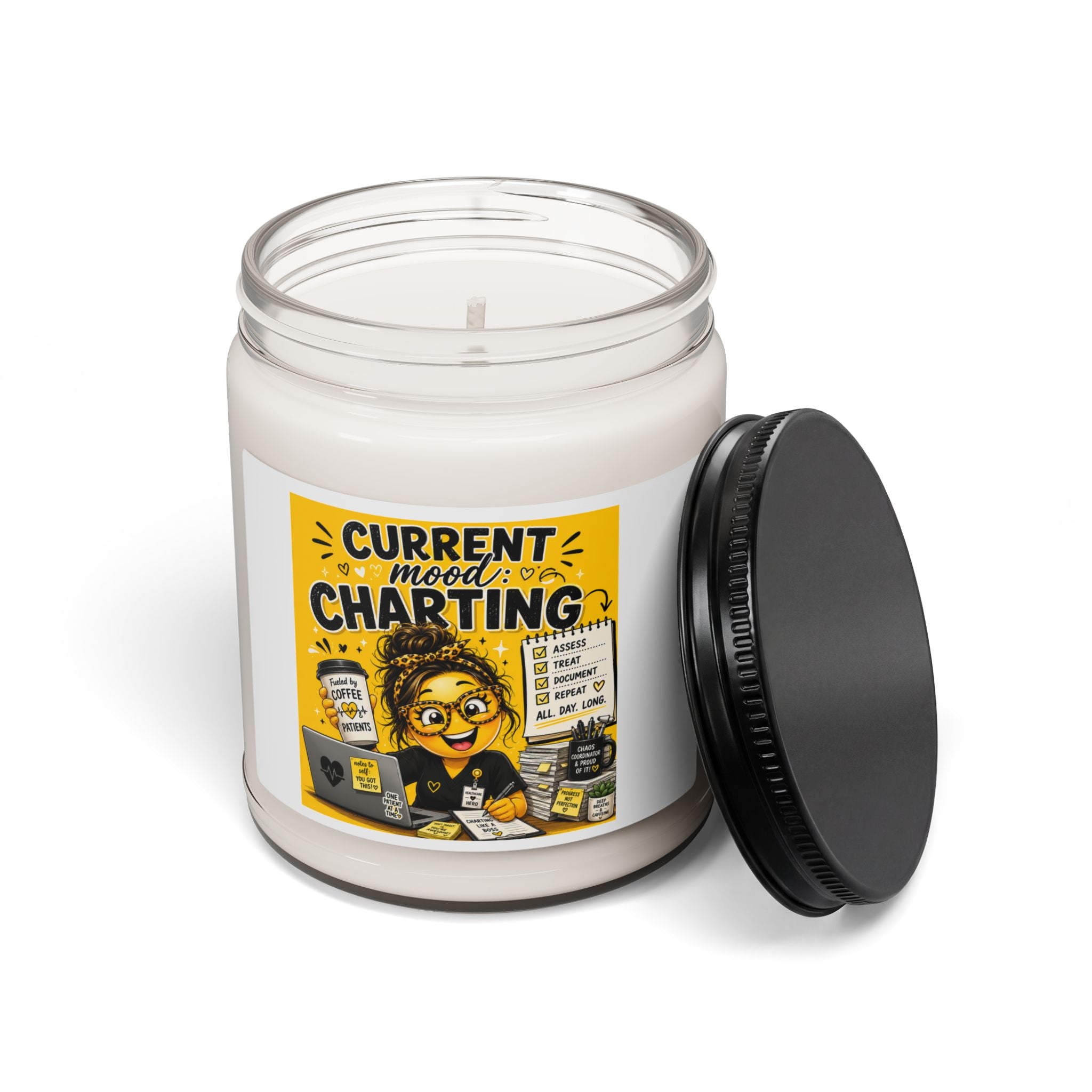 Charting Mood Soy Candle Emoji
