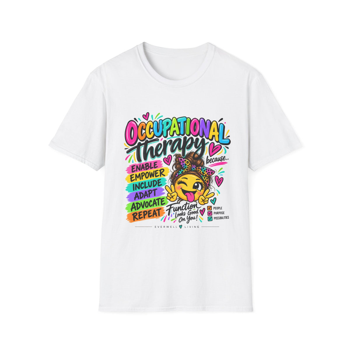 Occupational Therapy T‑Shirt — Colorful Empowerment Design