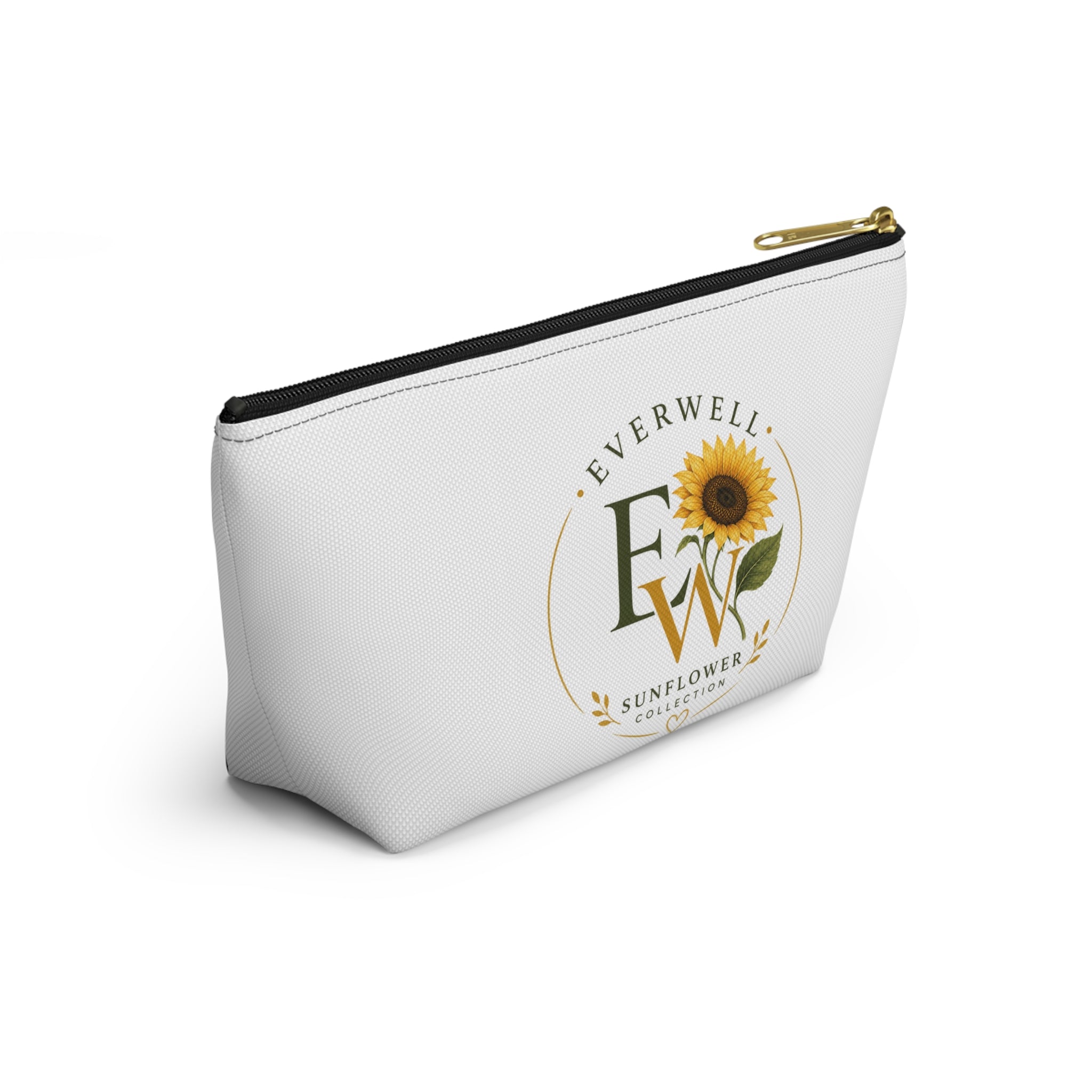 Bloom Where You Are Planted Sunflower Accessory Pouch