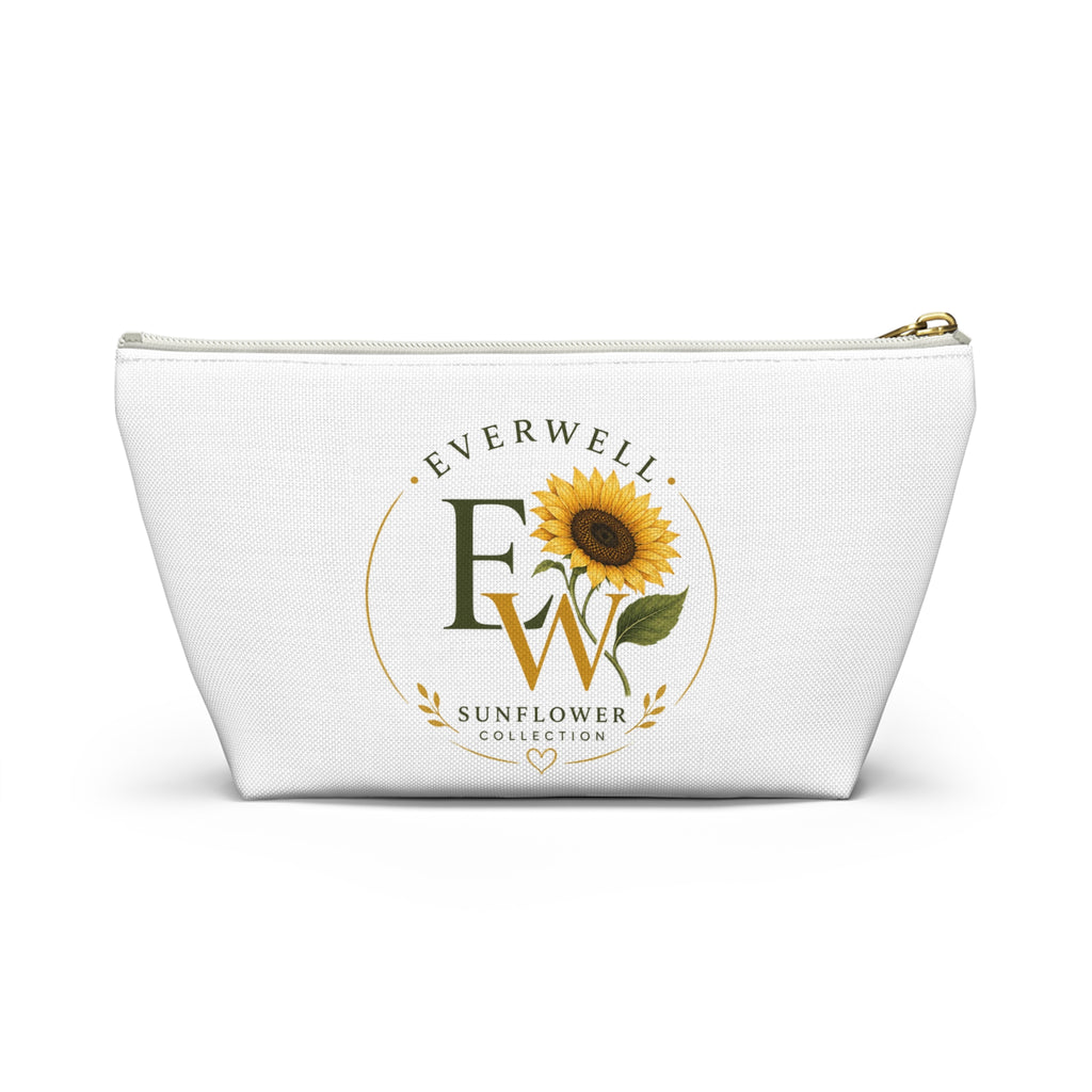 Bloom Where You Are Planted Sunflower Accessory Pouch