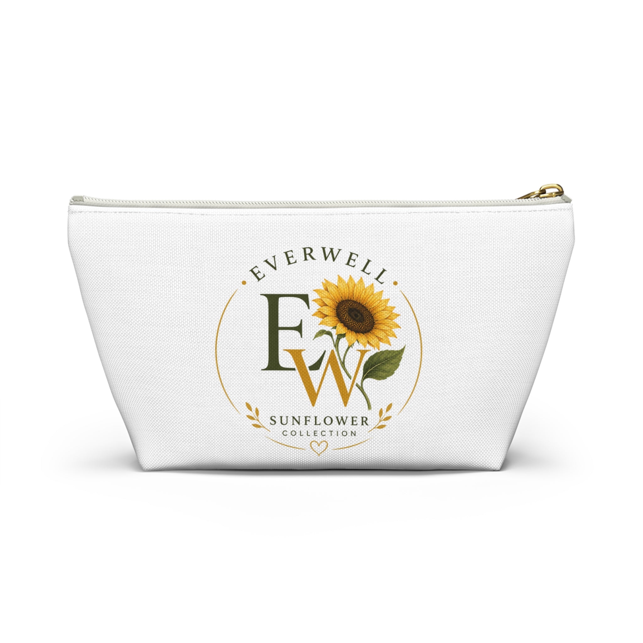 Bloom Where You Are Planted Sunflower Accessory Pouch