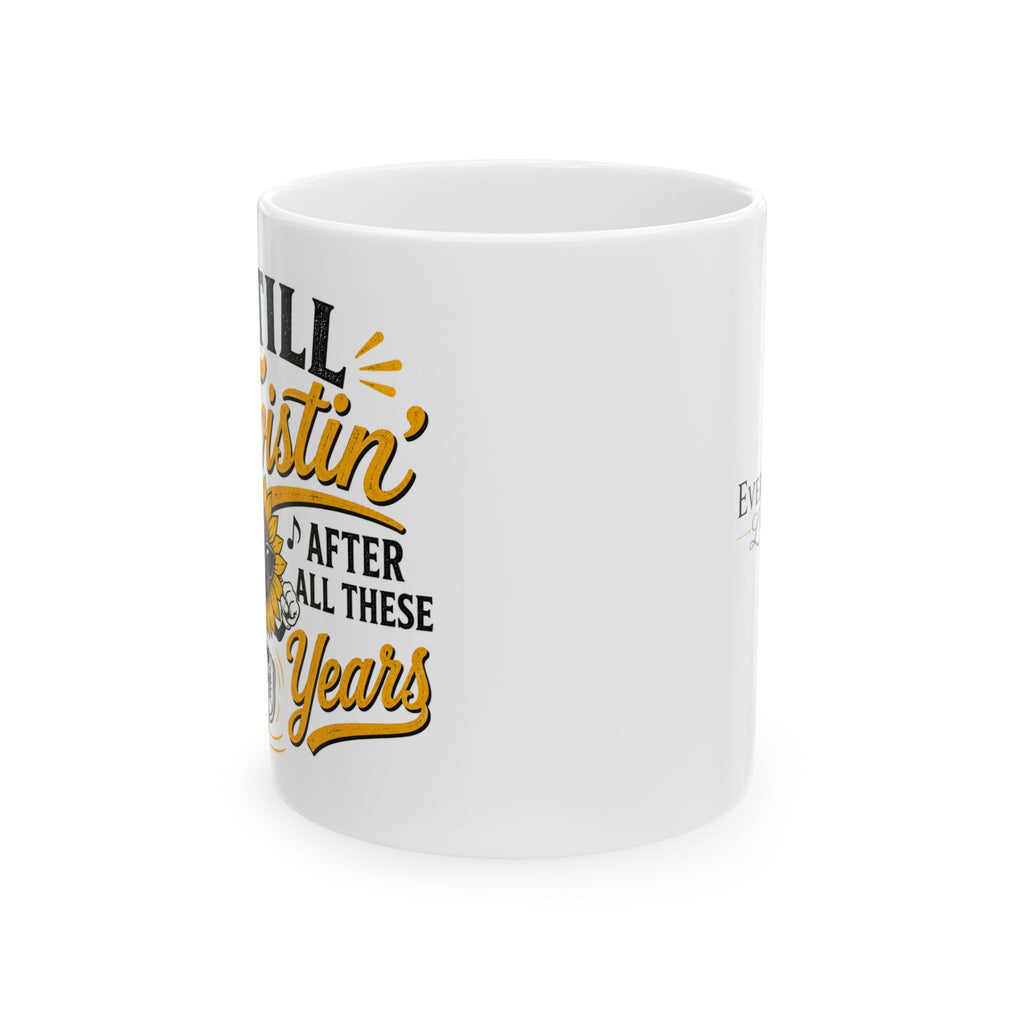Still Twistin after all these years White Coffee Mug