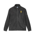 Embroidered Floral Crest Fleece Jacket