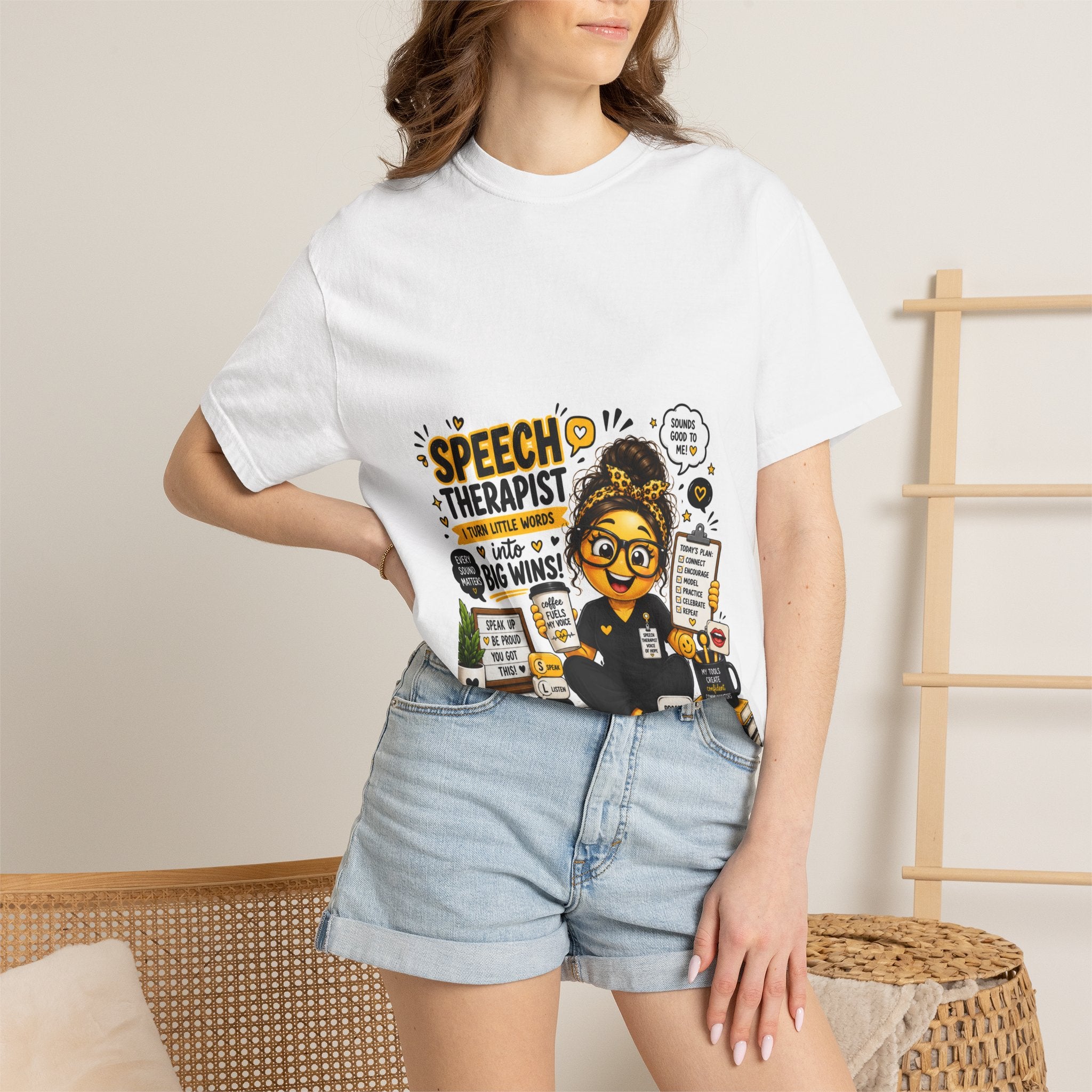 Speech Therapist Emoji-Shirt