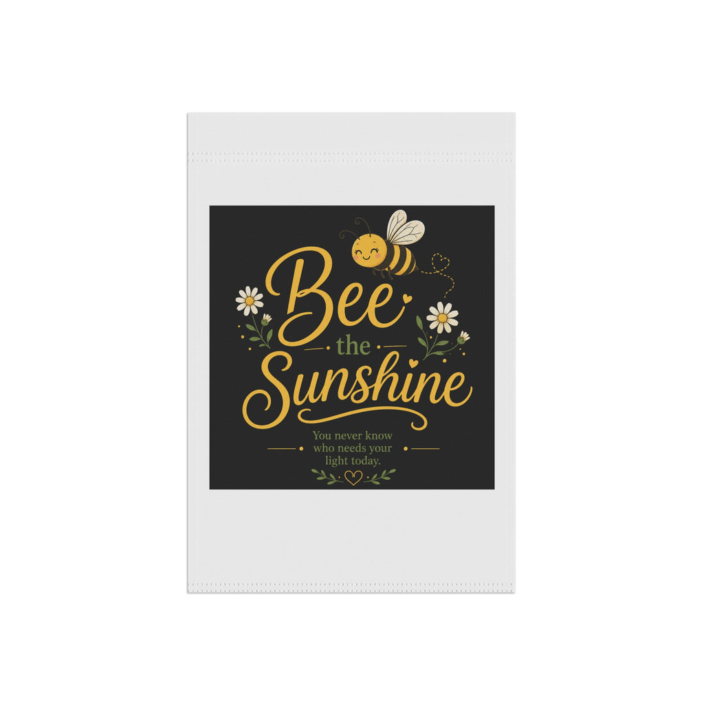 Bee the Sunshine Garden Flag — Cute Bumblebee Welcome Banner for Yard & Porch