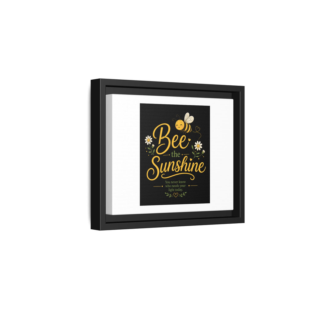 Framed Bee The Sunshine Matte Canvas Wall Art