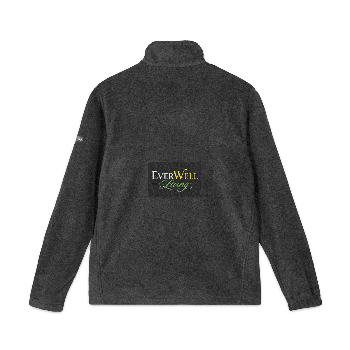 Embroidered Floral Crest Fleece Jacket