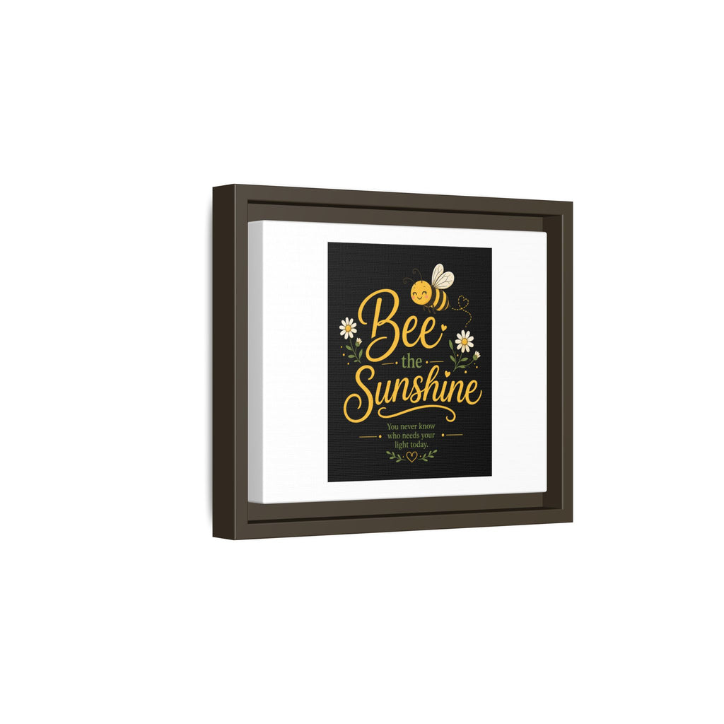 Framed Bee The Sunshine Matte Canvas Wall Art