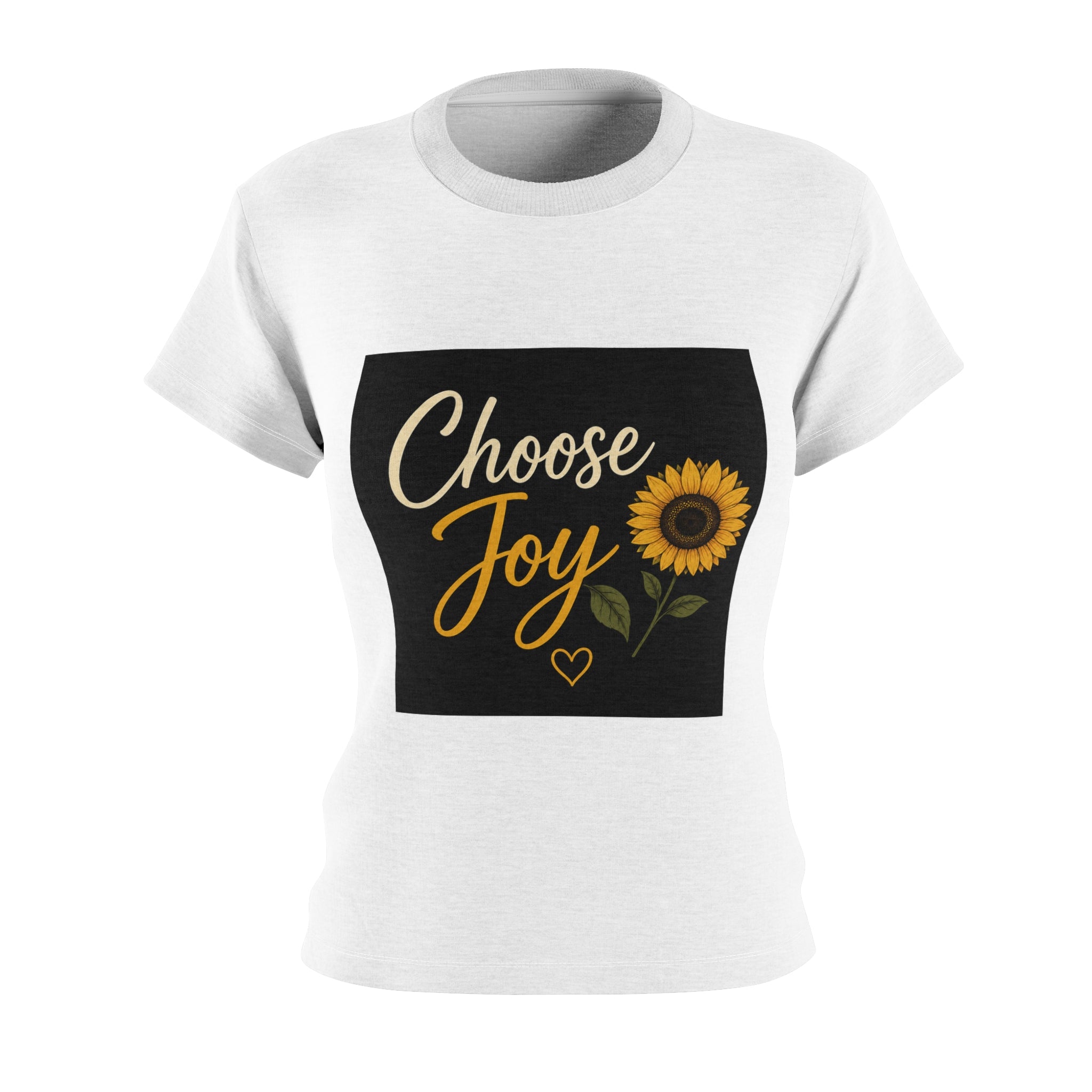 Choose Joy Sunflower Tee — Women's Inspirational Graphic T-Shirt