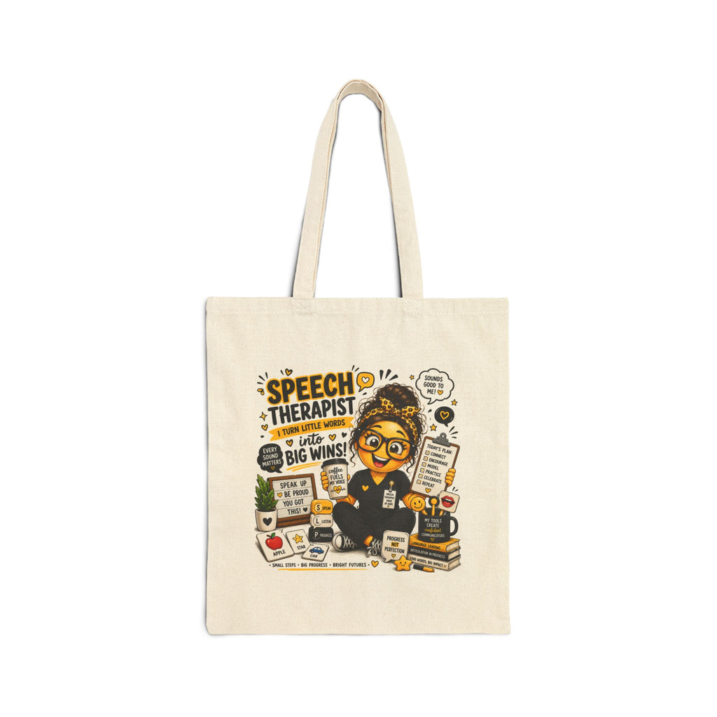 Speech Therapist Emoji-Canvas Tote