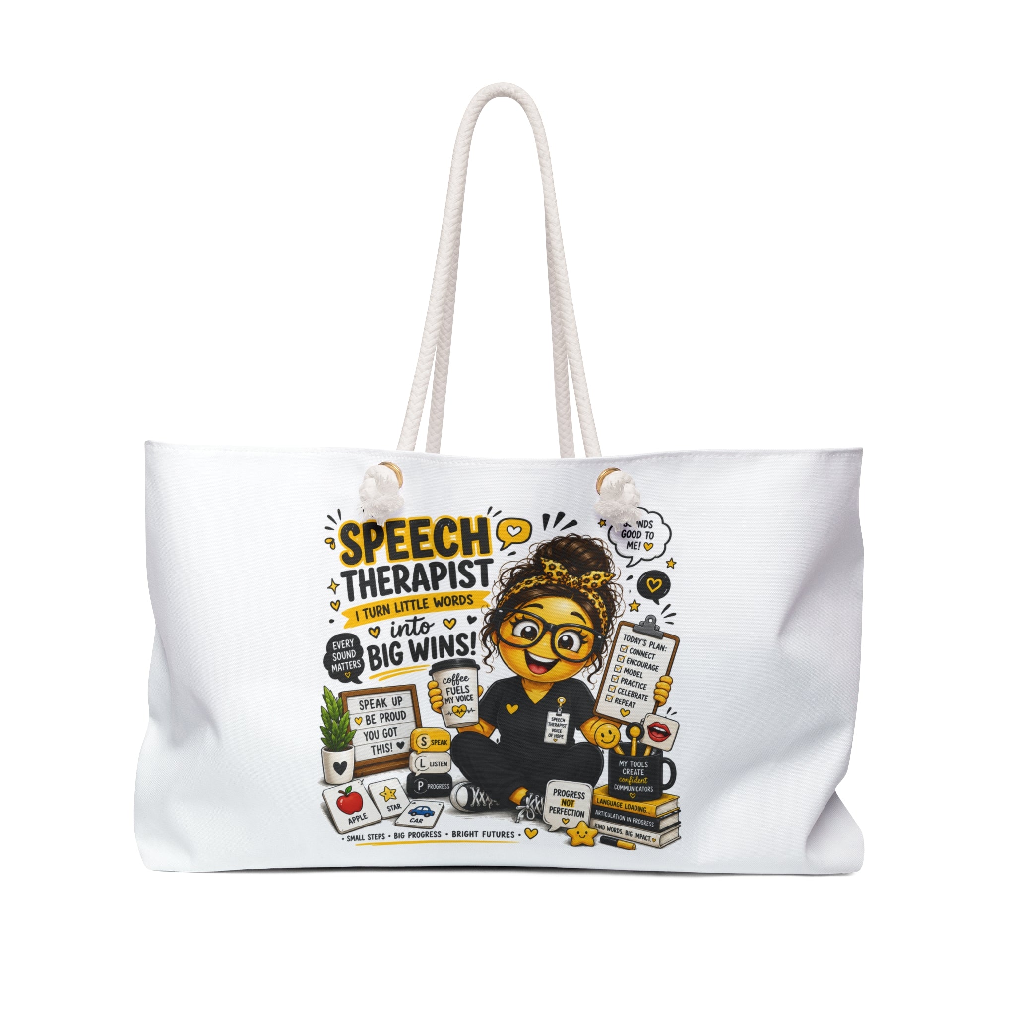 Speech Therapist Emoji Bag