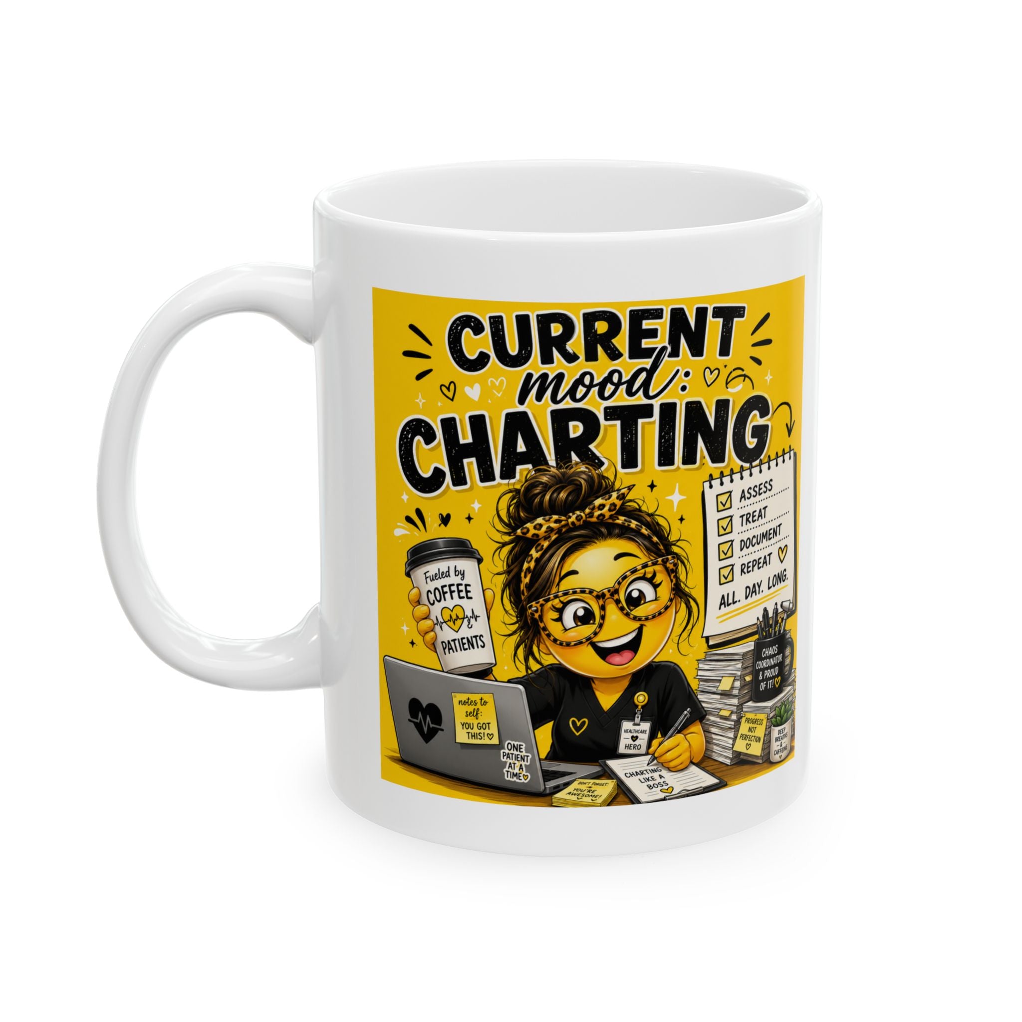 Current Mood Charting: Emoji Coffee Cup