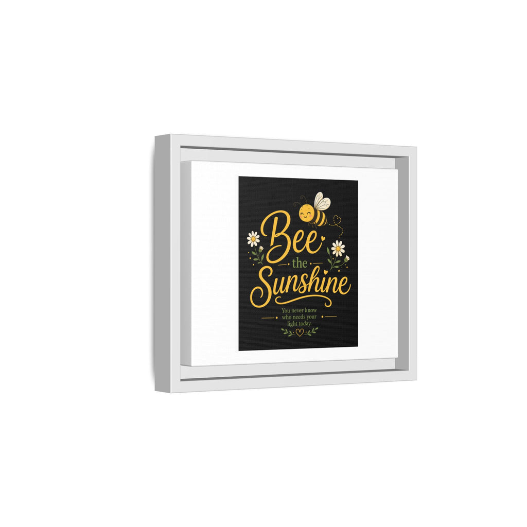 Framed Bee The Sunshine Matte Canvas Wall Art
