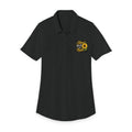 Ladies Sunflower Pocket Polo — Floral "Choose Joy" Embroidered Shirt