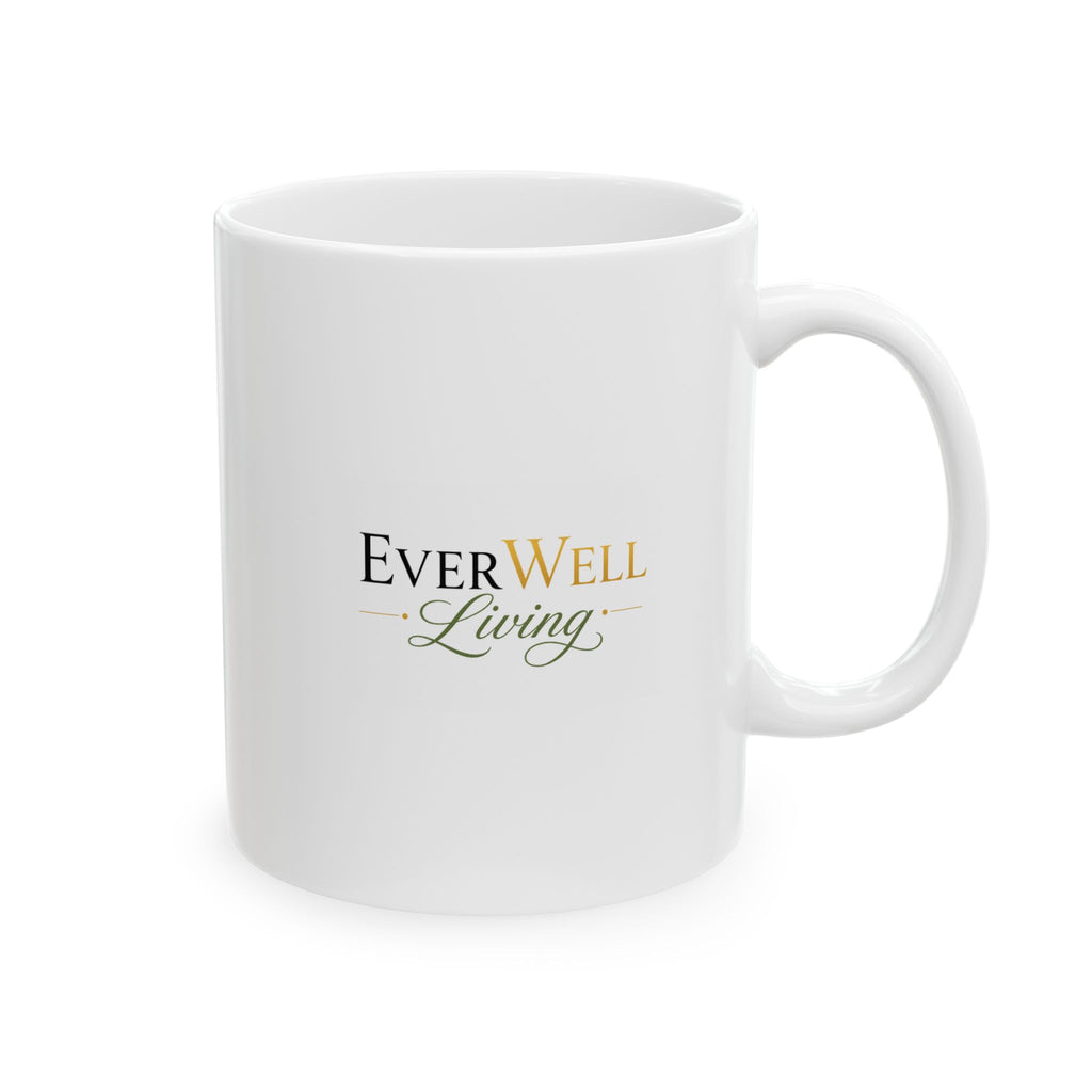 Bee Kind Ceramic Mug — Floral Bee Coffee Cup (11oz, 15oz)