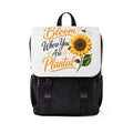 Sunflower Backpack "Bloom where you are planted"