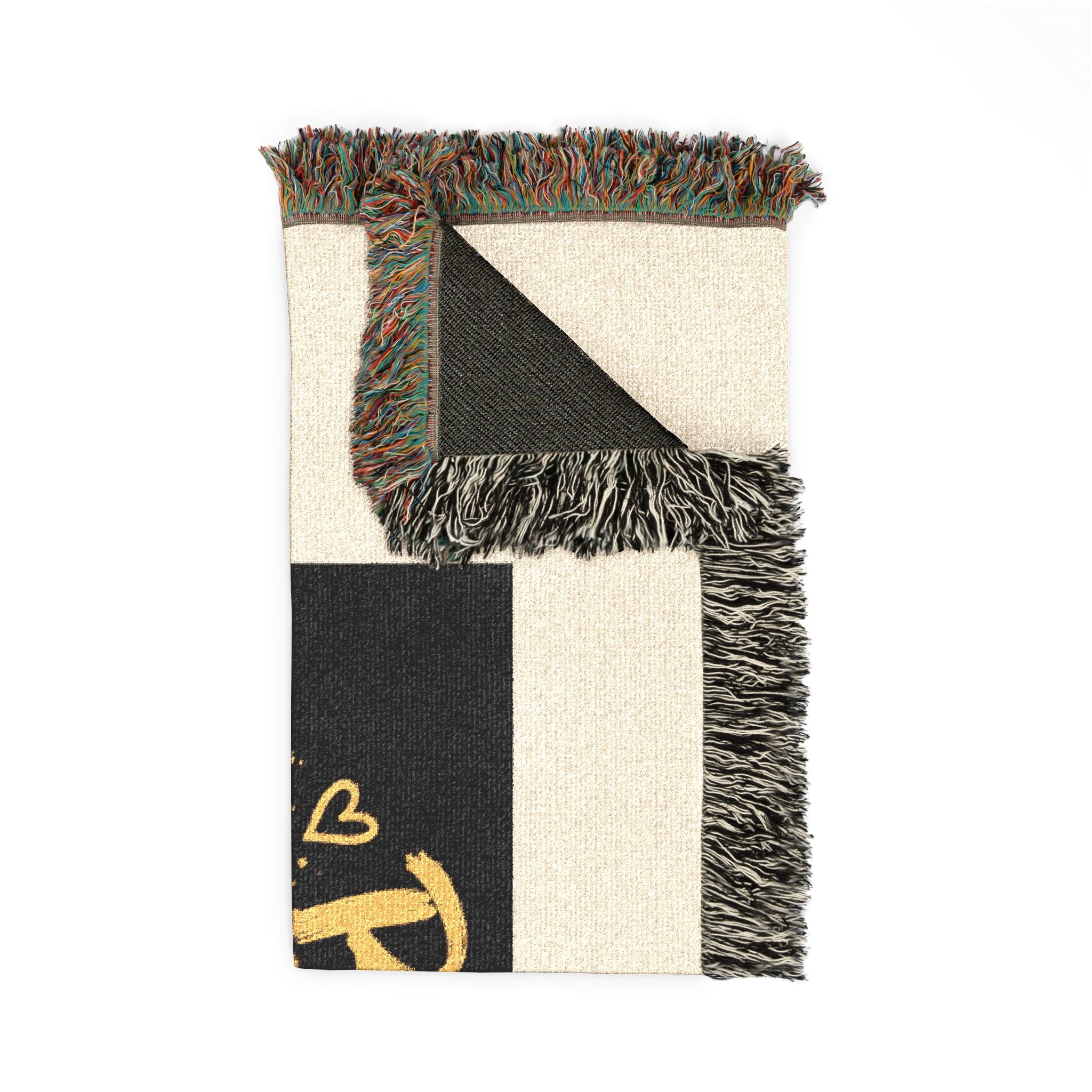 Bee Kind Woven Blanket – Floral Bee Throw for Cozy Home Décor