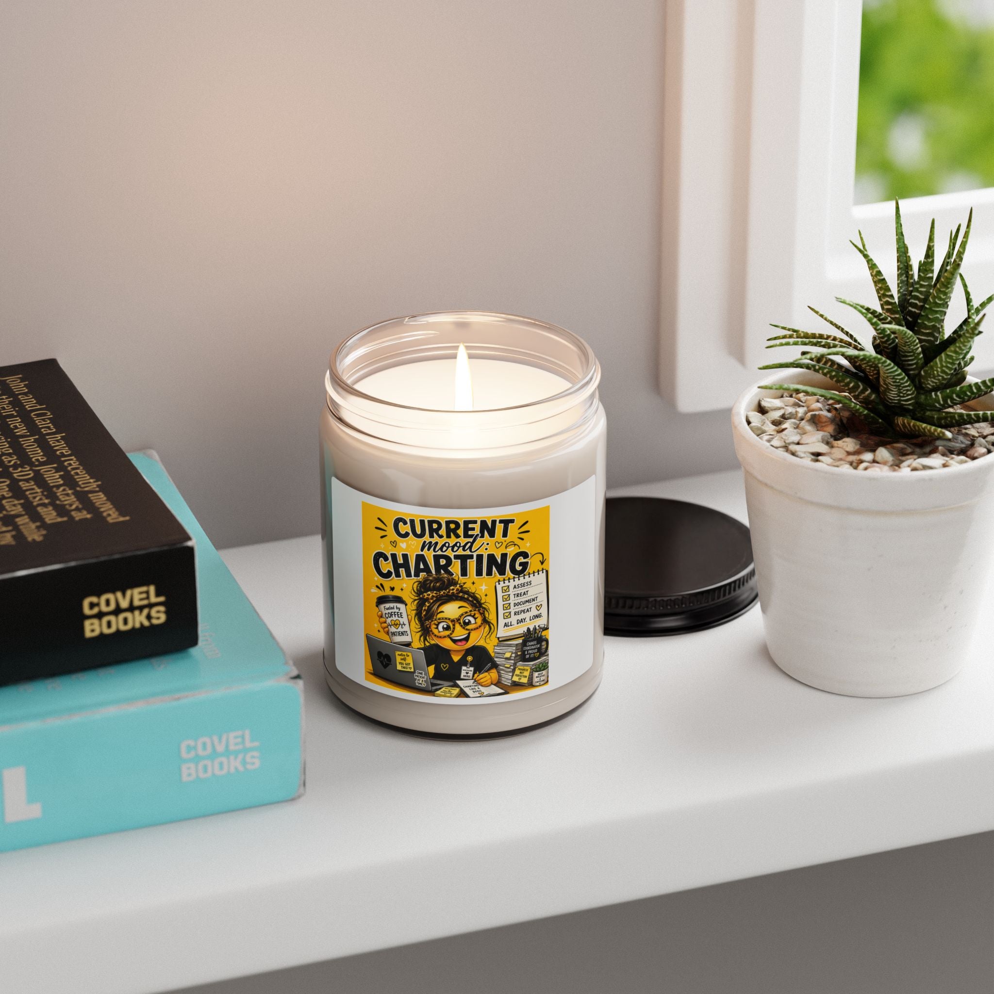 Charting Mood Soy Candle Emoji