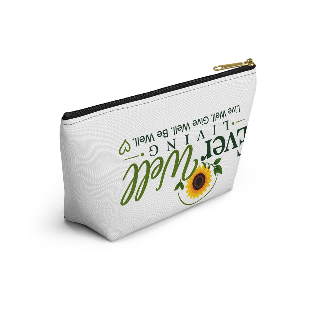 Speech Therapist Accessory Pouch – Speechie Gift with Bee and Sunflower Design