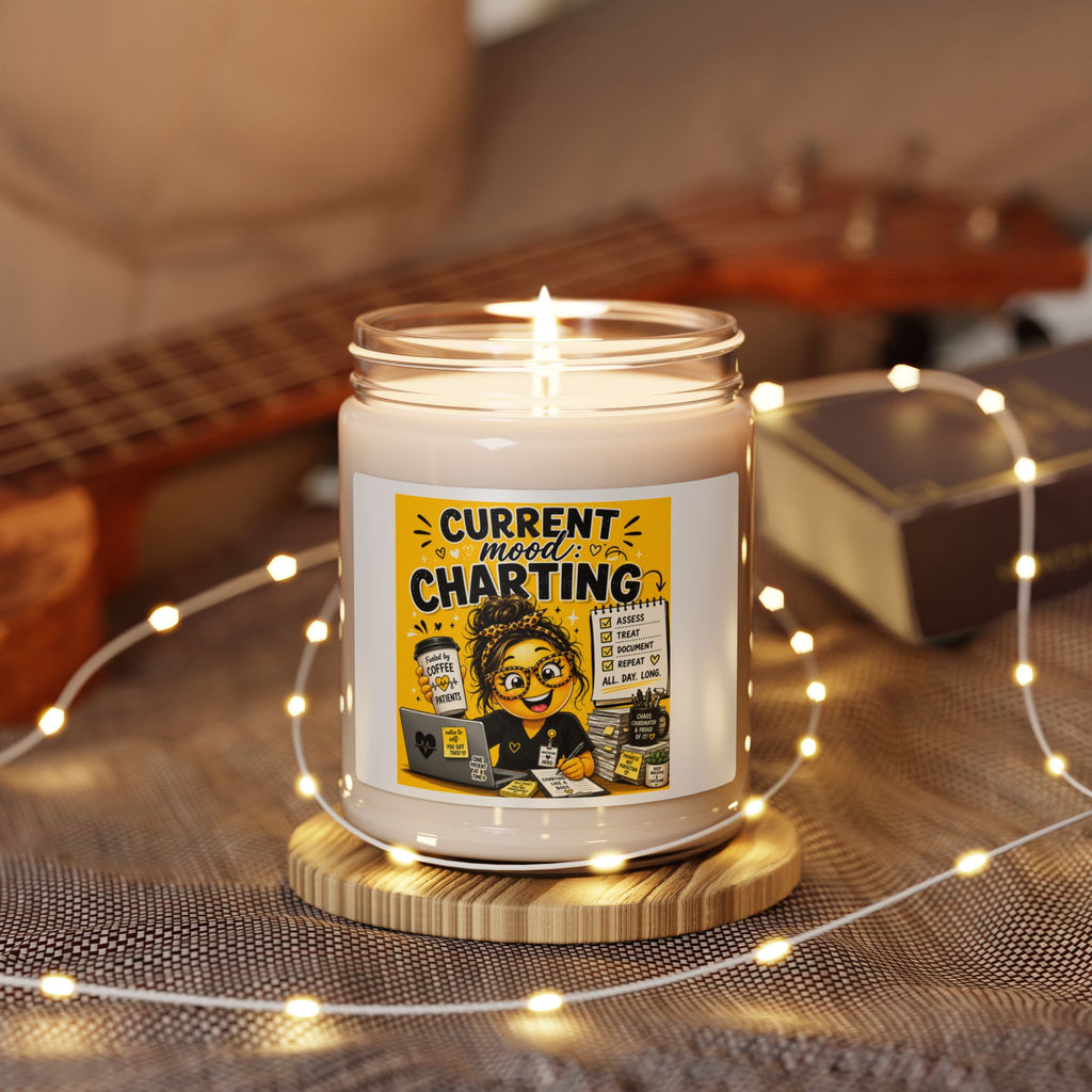 Charting Mood Soy Candle Emoji